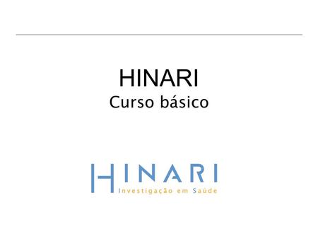 HINARI Curso básico.
