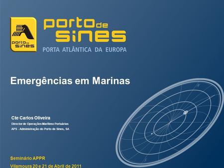 Emergências em Marinas