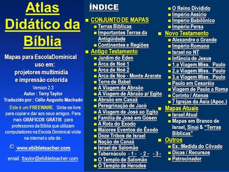 Atlas Didático da Bíblia