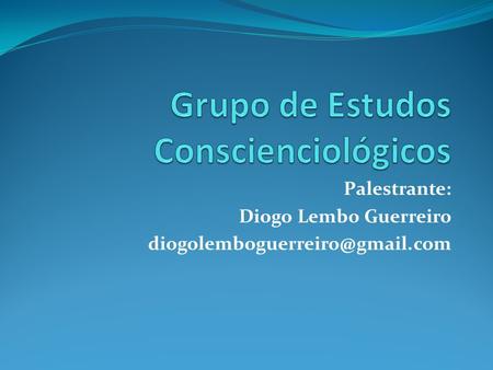 Grupo de Estudos Conscienciológicos