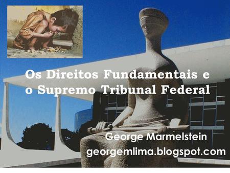 Os Direitos Fundamentais e o Supremo Tribunal Federal
