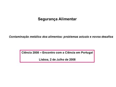 Ciência 2008 – Encontro com a Ciência em Portugal