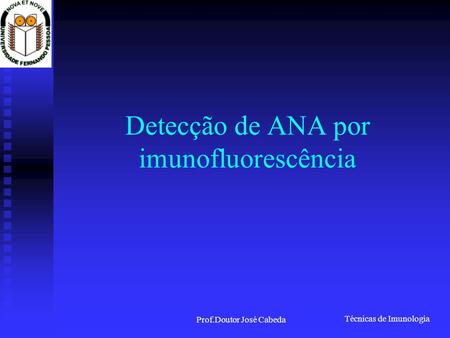 Detecção de ANA por imunofluorescência