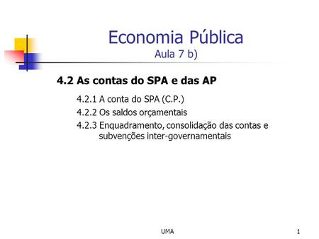 Economia Pública Aula 7 b)