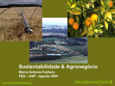 Sustentabilidade & Agronegócio.