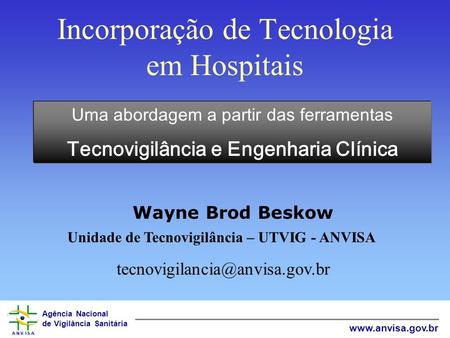 Incorporação de Tecnologia em Hospitais