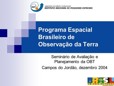 Programa Espacial Brasileiro de Observação da Terra
