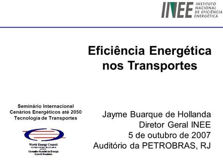 Eficiência Energética nos Transportes