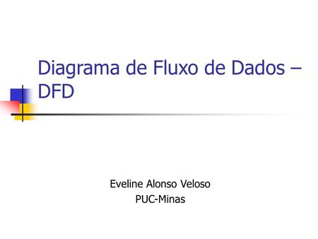 Diagrama de Fluxo de Dados – DFD