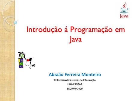 Introdução á Programação em Java