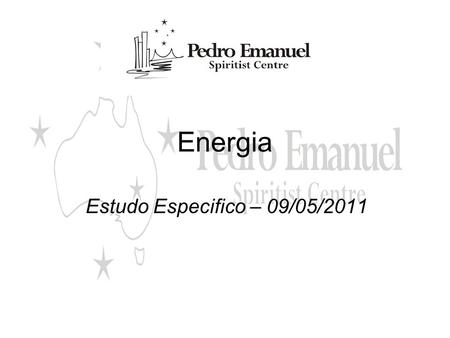 Energia Estudo Especifico – 09/05/2011.