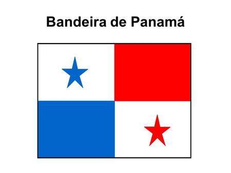 Bandeira de Panamá.