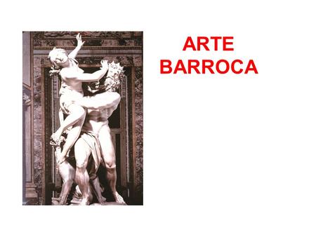 ARTE BARROCA.