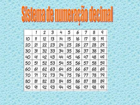 Sistema de numeração decimal