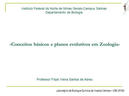 -Conceitos básicos e planos evolutivos em Zoologia-
