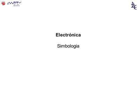 Electrónica Simbologia.