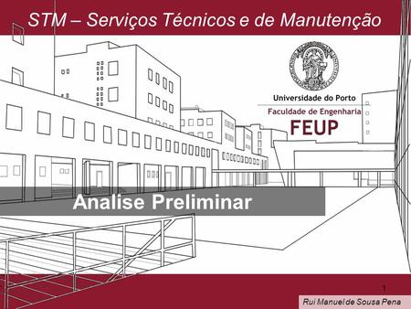 Analise Preliminar STM – Serviços Técnicos e de Manutenção