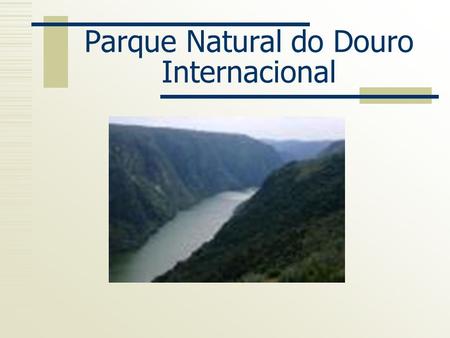 Parque Natural do Douro Internacional