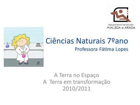 Ciências Naturais 7ºano Professora Fátima Lopes