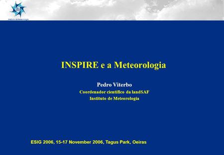 INSPIRE e a Meteorologia
