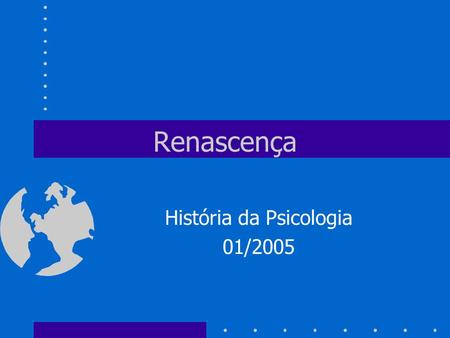 História da Psicologia 01/2005