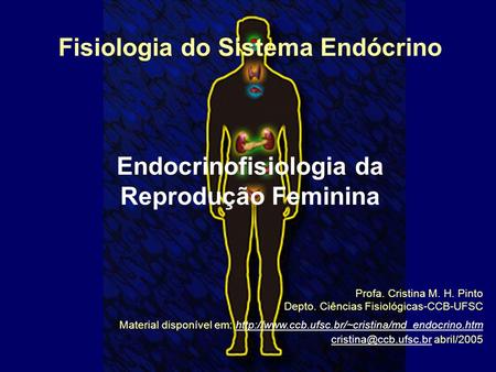 Fisiologia do Sistema Endócrino Endocrinofisiologia da