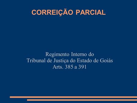 Tribunal de Justiça do Estado de Goiás