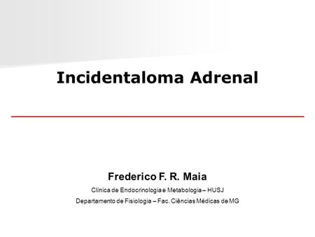 Incidentaloma Adrenal