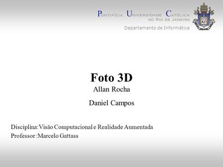 Foto 3D Allan Rocha Daniel Campos