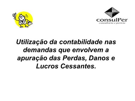 Utilização da contabilidade nas demandas que envolvem a apuração das Perdas, Danos e Lucros Cessantes.