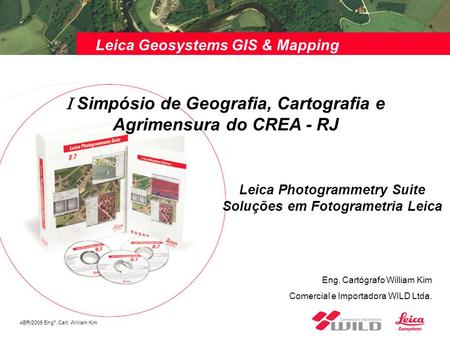 I Simpósio de Geografia, Cartografia e Agrimensura do CREA - RJ