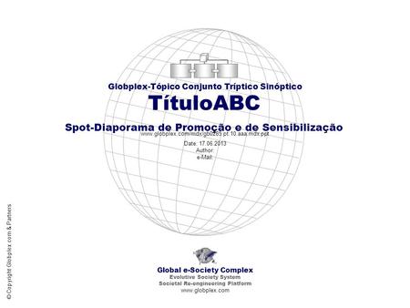 TítuloABC Spot-Diaporama de Promoção e de Sensibilização