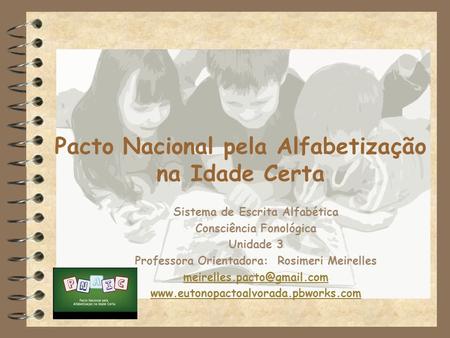Pacto Nacional pela Alfabetização na Idade Certa