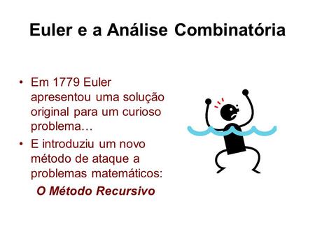 Euler e a Análise Combinatória