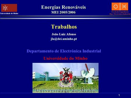 Energias Renováveis MEI 2005/2006