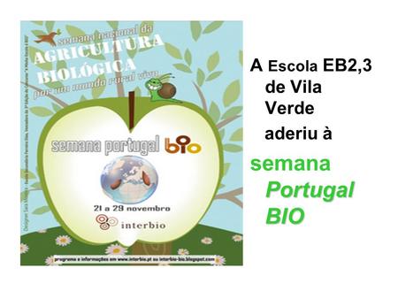 A Escola EB2,3 de Vila Verde