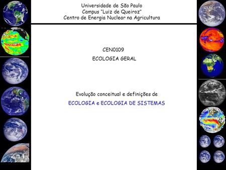 CEN Ecologia de ecossistemas