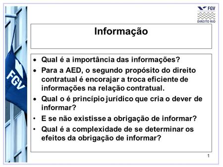 Informação Qual é a importância das informações?