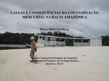 CAUSAS E CONSEQUÊNCIAS DA CONTAMINAÇÃO MERCURIAL NA BACIA AMAZÔNICA