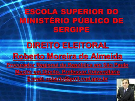 ESCOLA SUPERIOR DO MINISTÉRIO PÚBLICO DE SERGIPE