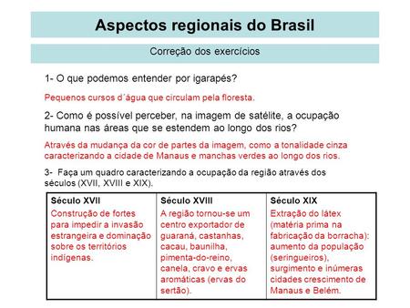 Aspectos regionais do Brasil