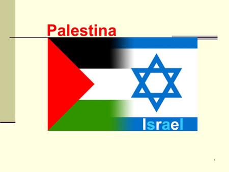 Palestina Israel.
