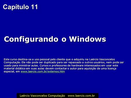Configurando o Windows