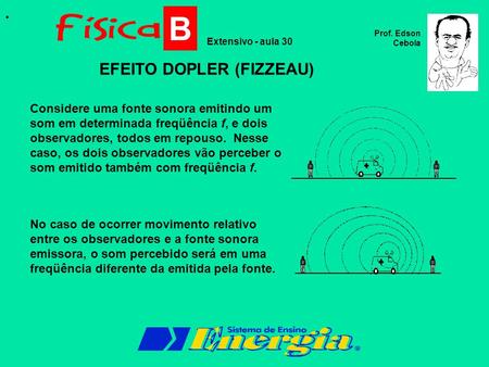 B . EFEITO DOPLER (FIZZEAU)