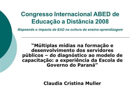 Claudia Cristina Muller