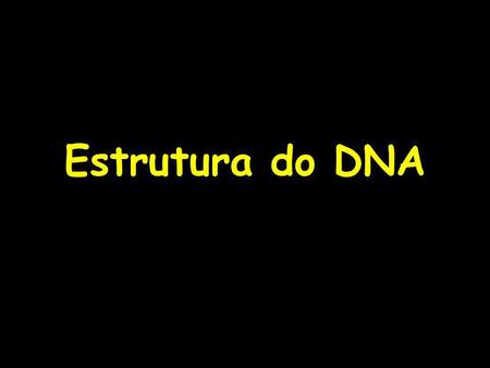 Estrutura do DNA.