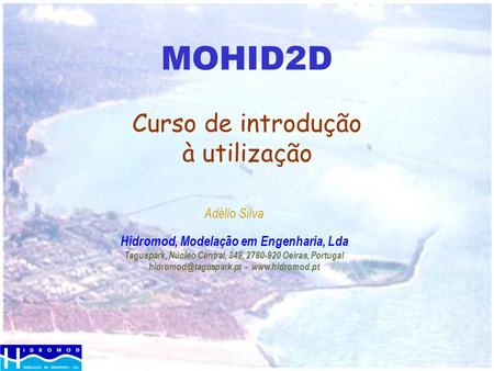 MOHID2D Curso de introdução à utilização