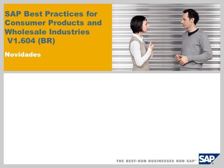 SAP Best Practices for Consumer Products and Wholesale Industries V1