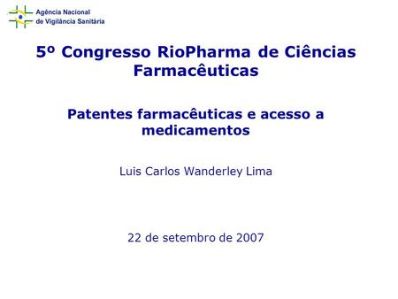 5º Congresso RioPharma de Ciências Farmacêuticas