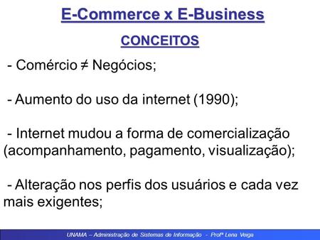 E-Commerce x E-Business